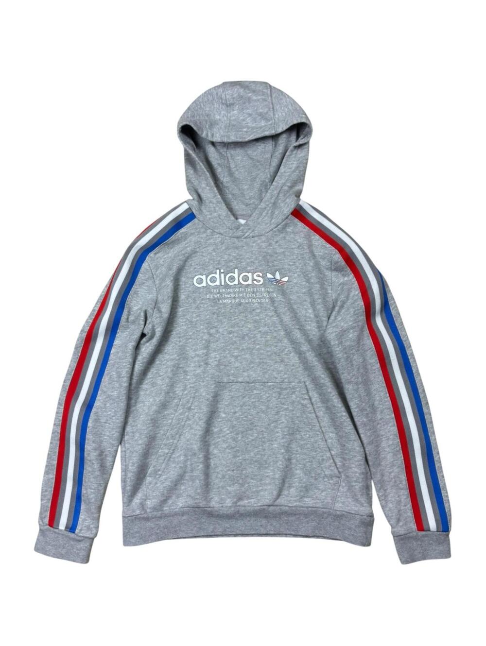 Adidas Originals Tricolor 3 Stripe Pullover Hoodie Youth